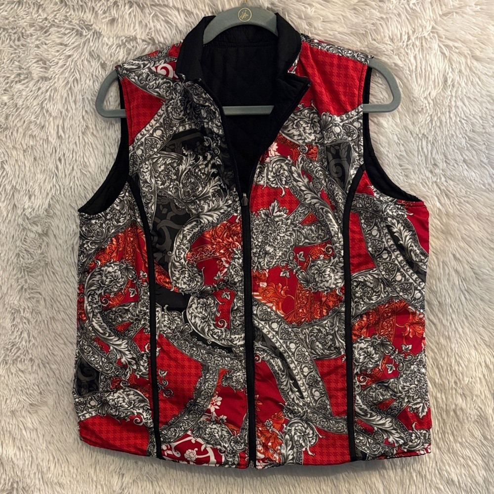 Activology Reversible Puffy Vest Size Large